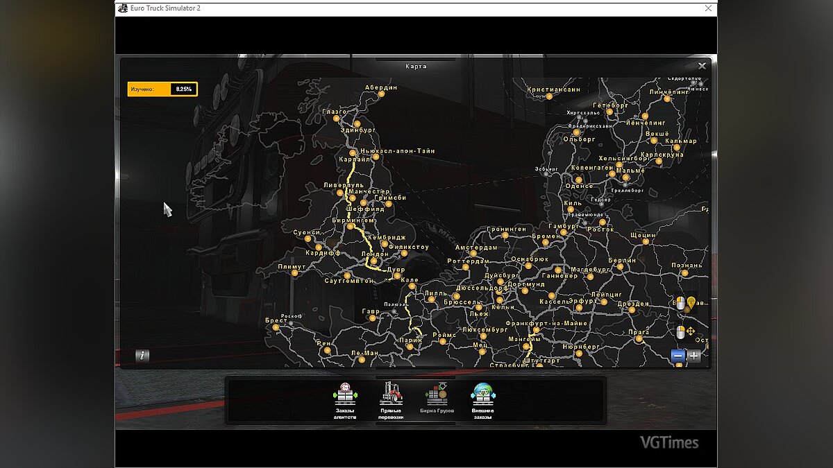 Euro truck simulator 2 карта всех автосалонов