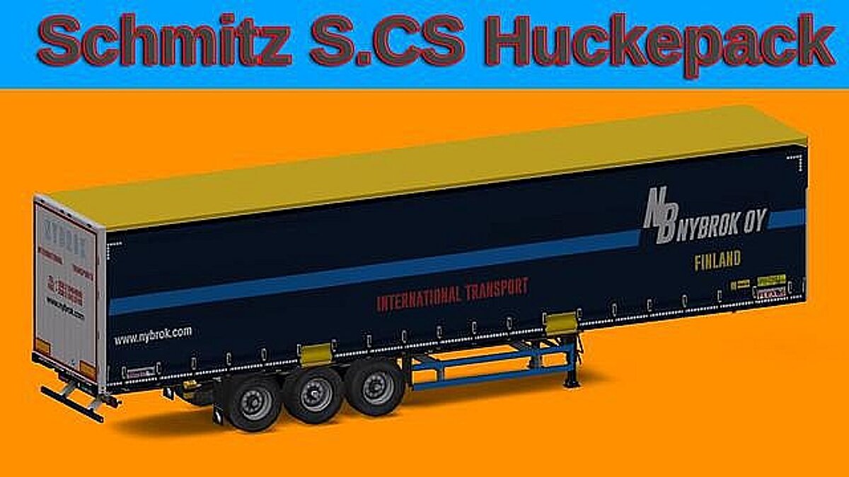 Euro Truck Simulator 2 — Прицеп Schmitz Hupa Curtain 