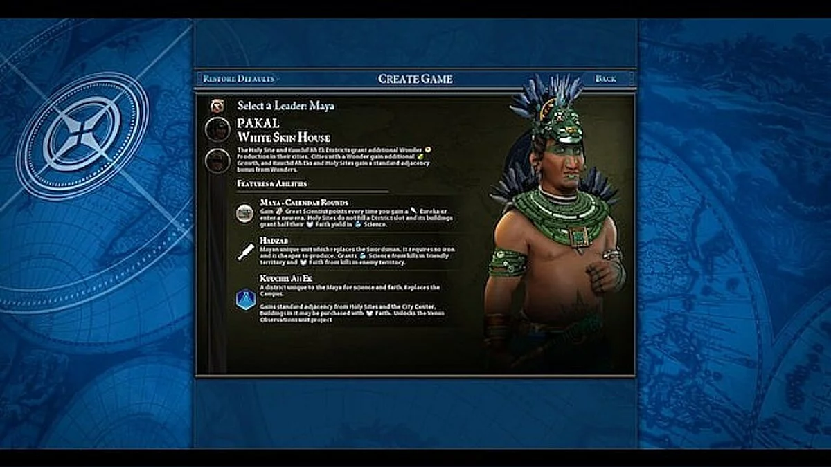 Sid Meier's Civilization 6 — Майя: Икин-Чан-Кавиль и Пакаль