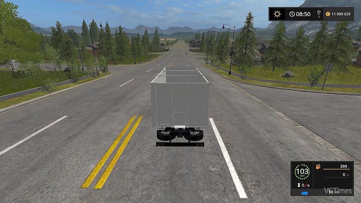 Farming Simulator 17 — Бортовой тягач КамАЗ-65117 + СЗАП [1.0]