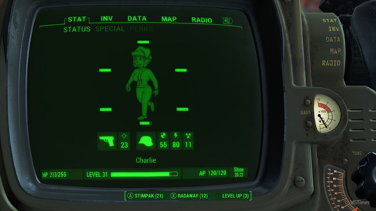 Fallout 4 — Волт-гёрл вместо Волт-боя в игре (Vault Girl Mod) / Интерфейс /  Моды и скины