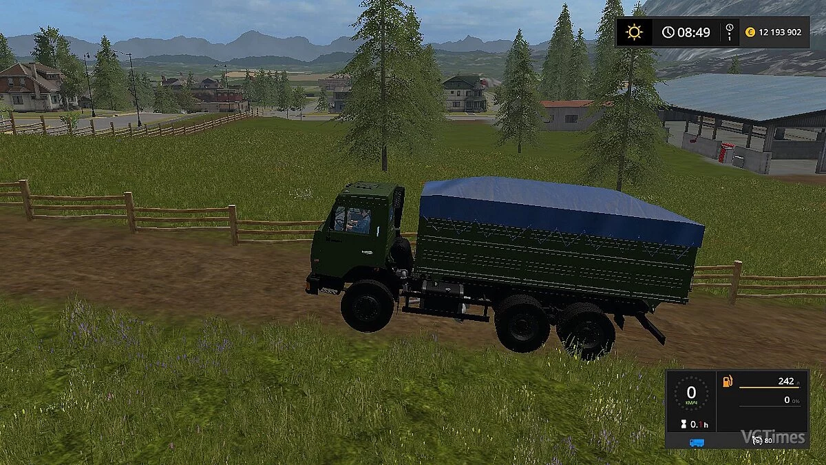 Farming Simulator 17 — Самосвал КамАЗ 45143 [2.0]