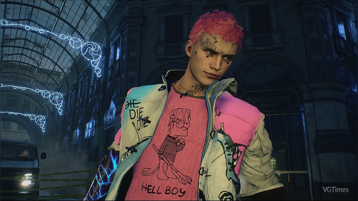 Devil May Cry 5 — Неро в стиле рэпера Лил Пипа (Lil Peep - Nero) [1.0] /  Одежда / Предметы