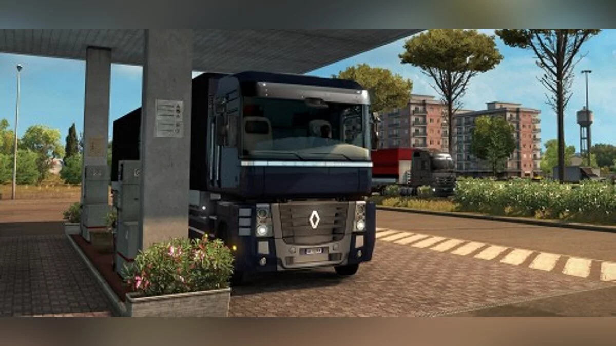 Euro Truck Simulator 2 — Сложная парковка прицепа на базе (RHP) [0.5]