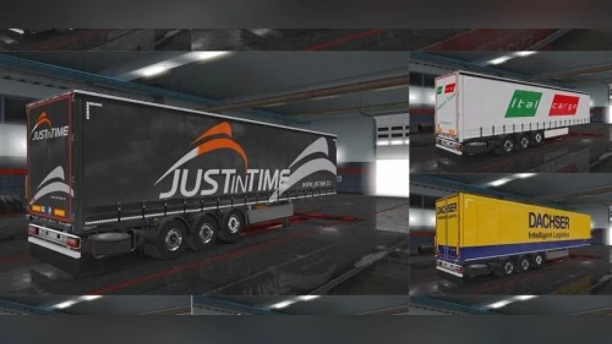 Euro Truck Simulator 2 — Пак скинов для стоковых прицепов (Essential Trailers Pack) [1.0] (v1.34.x)