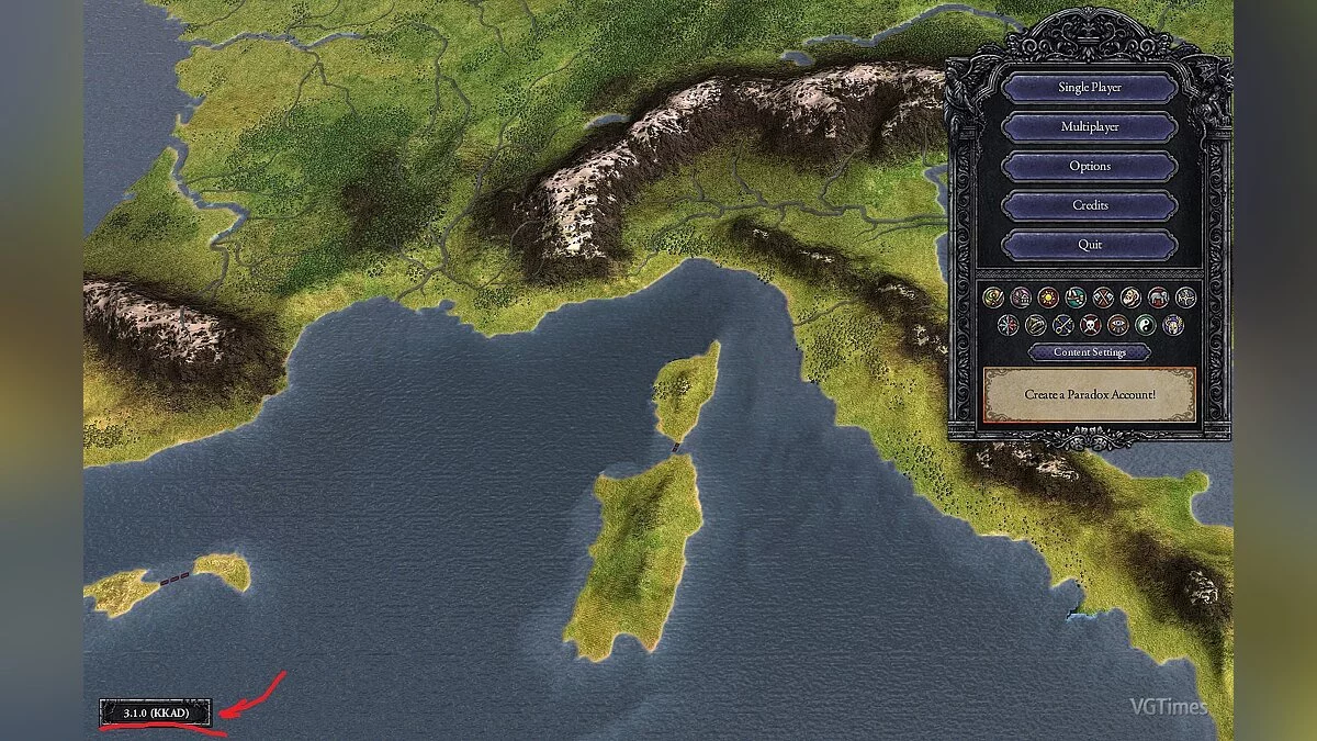 Crusader Kings 2 — Отмена запрета получения ачивок с полными версиями перевода и модами [3.1.0.0]