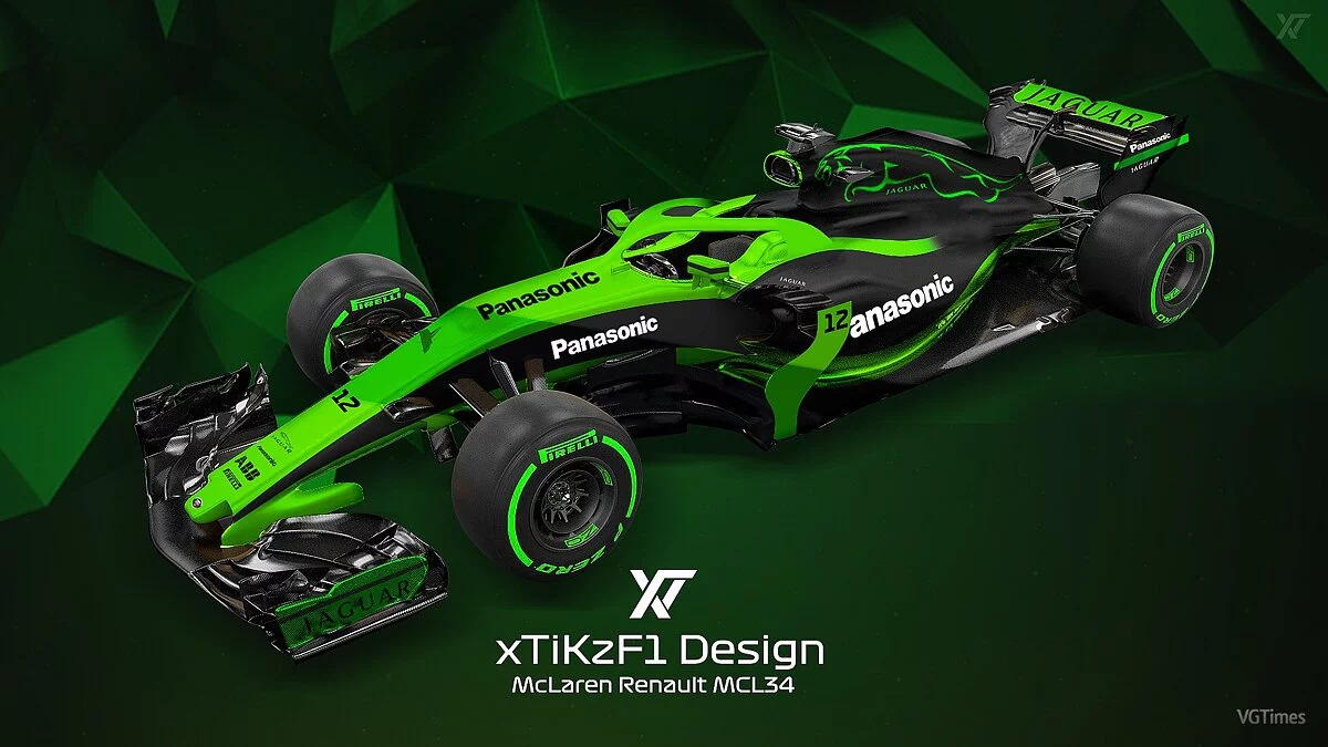 F1 2018 — Концепция Jaguar PANASONIC