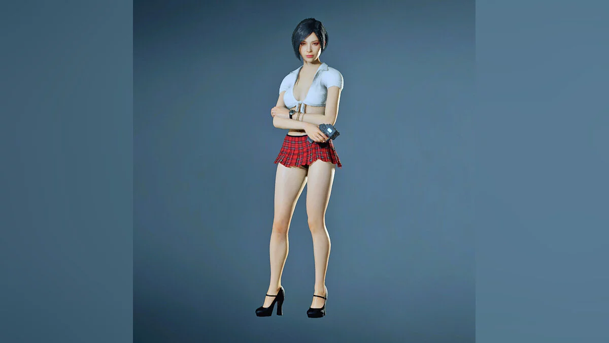 Resident Evil 2 — Откровенный костюм школьницы для Ады