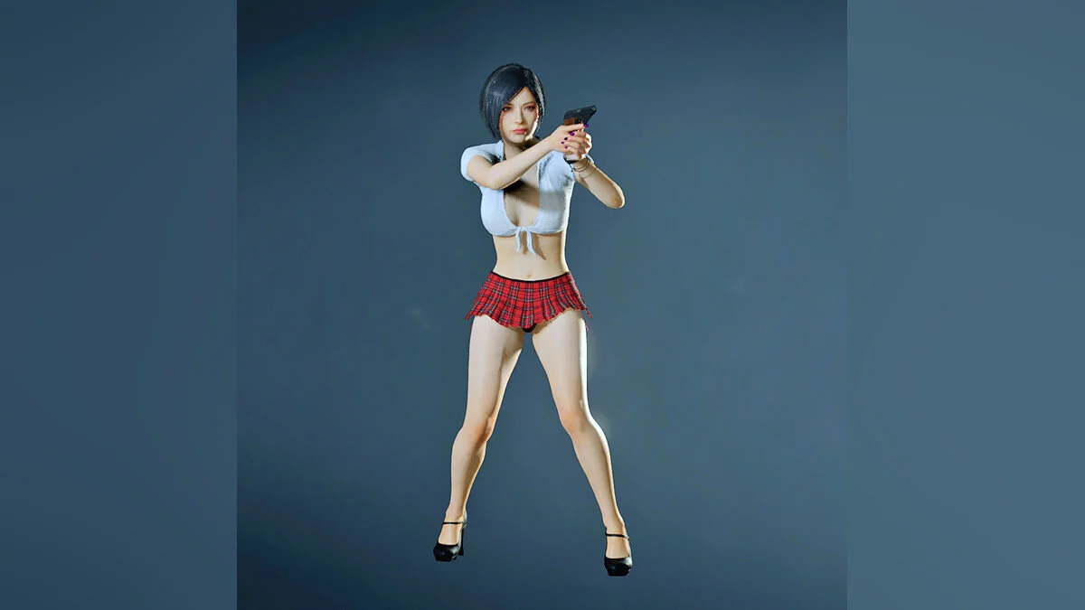 Resident Evil 2 — Откровенный костюм школьницы для Ады