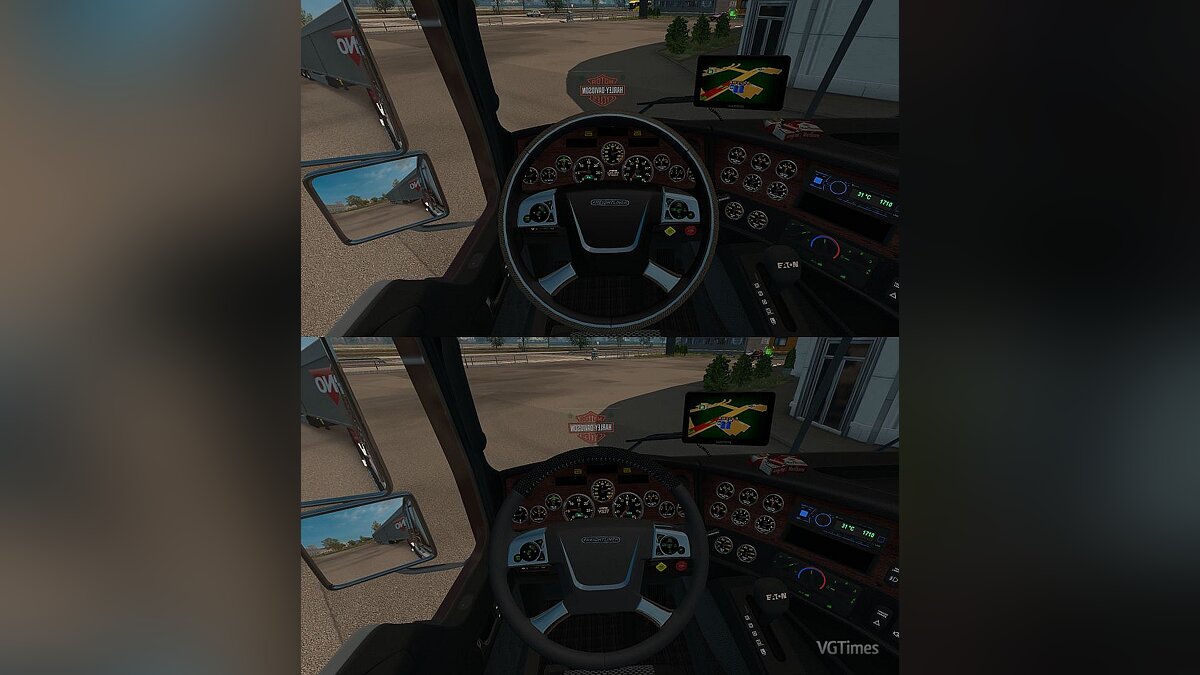 Euro Truck Simulator 2 — Рули от Cascadia 2018 для Kenworth K200
