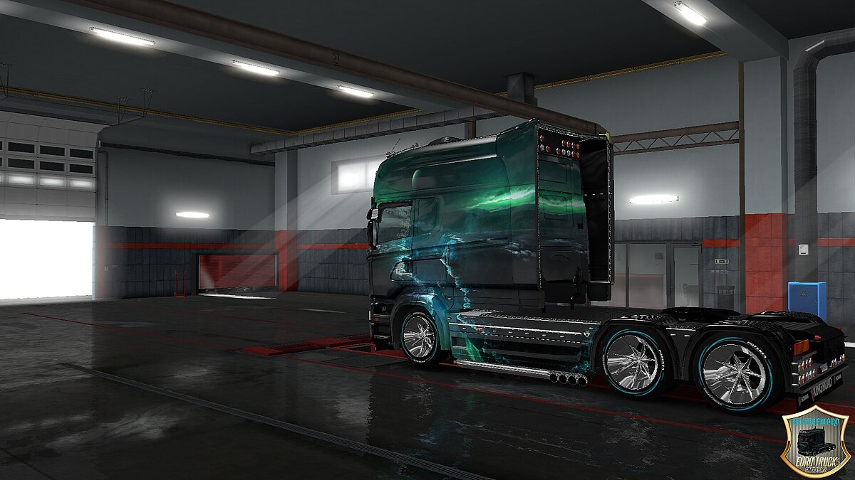 Euro Truck Simulator 2 — Скин «Фантастический Пейзаж» для Scania RS Longline