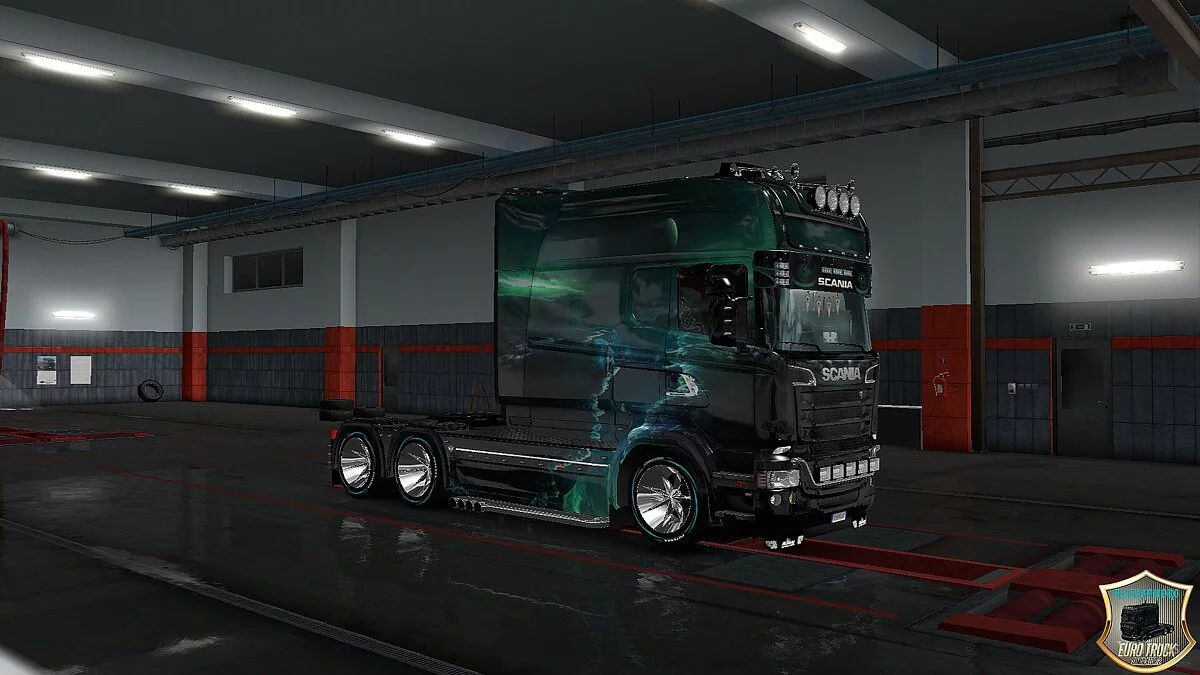 Euro Truck Simulator 2 — Скин «Фантастический Пейзаж» для Scania RS Longline