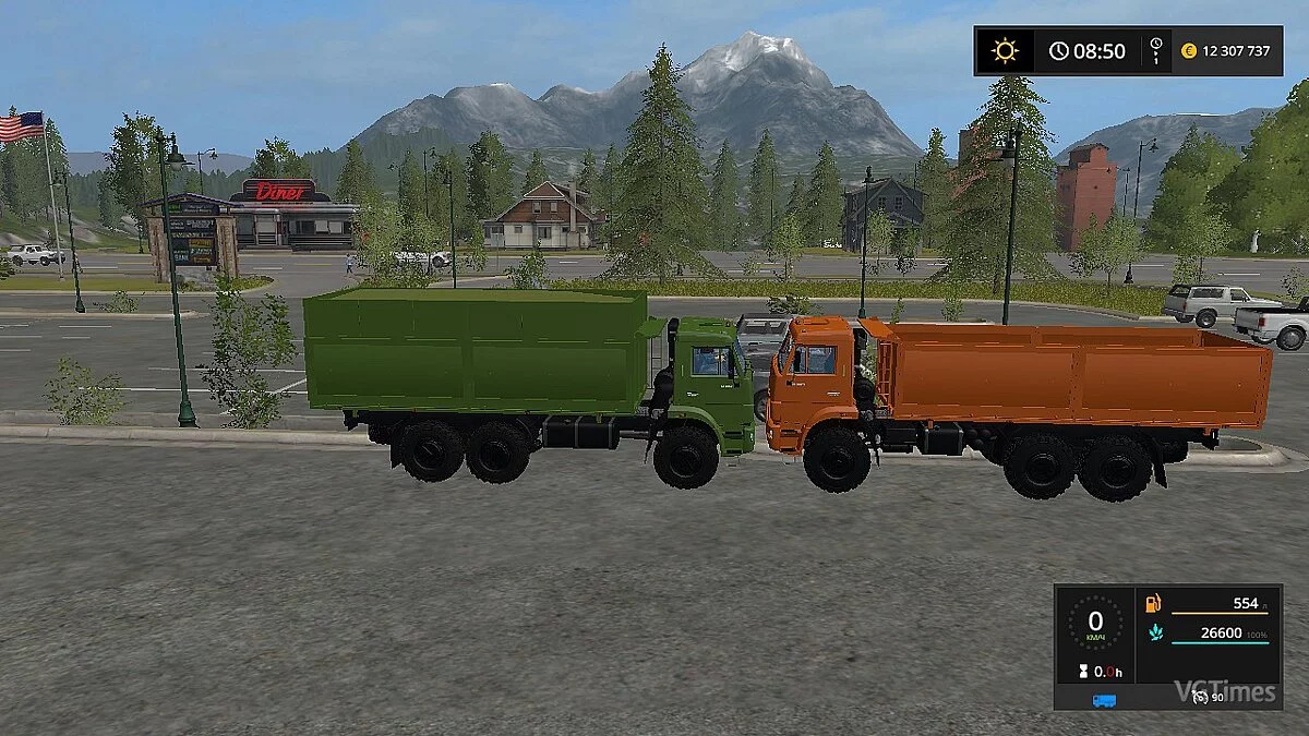 Farming Simulator 17 — Самосвал КАМАЗ 68900Р [1.0]