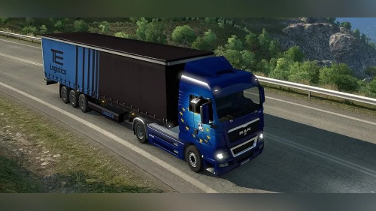 Euro Truck Simulator 2 — Дополнительный тюнинг для DAF 105 (Addons Daf XF 105) [0.1] [1.34.x]