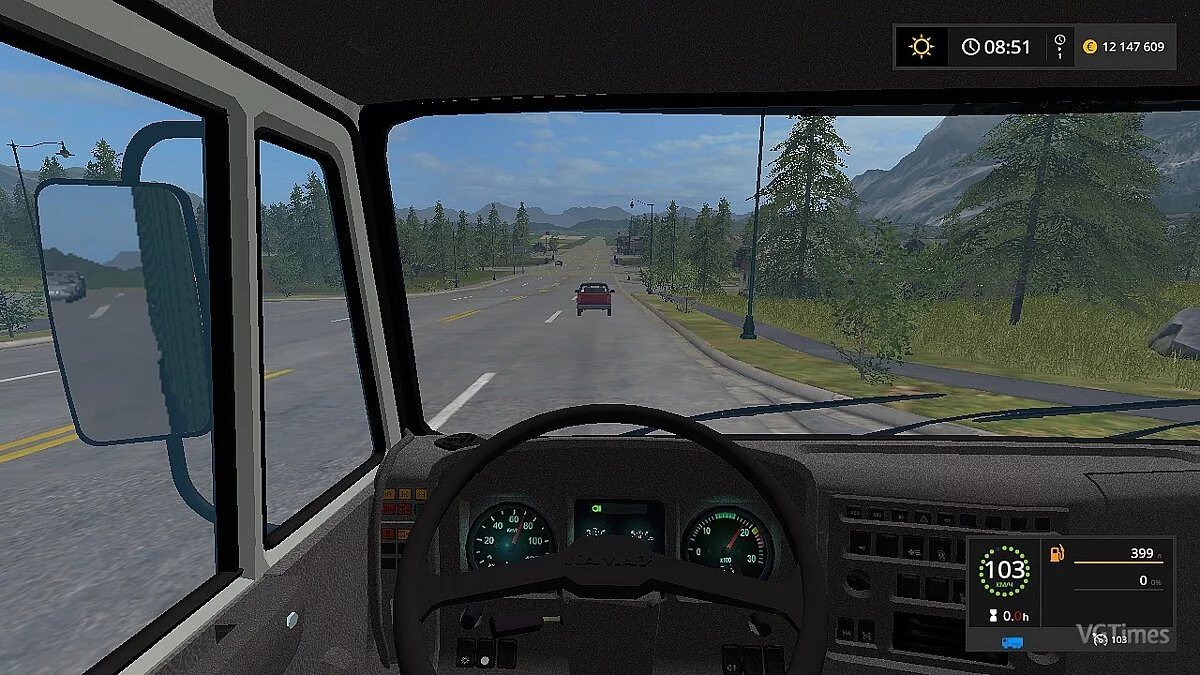 Farming Simulator 17 — Бортовой тягач КАМАЗ 65117 [2.0]