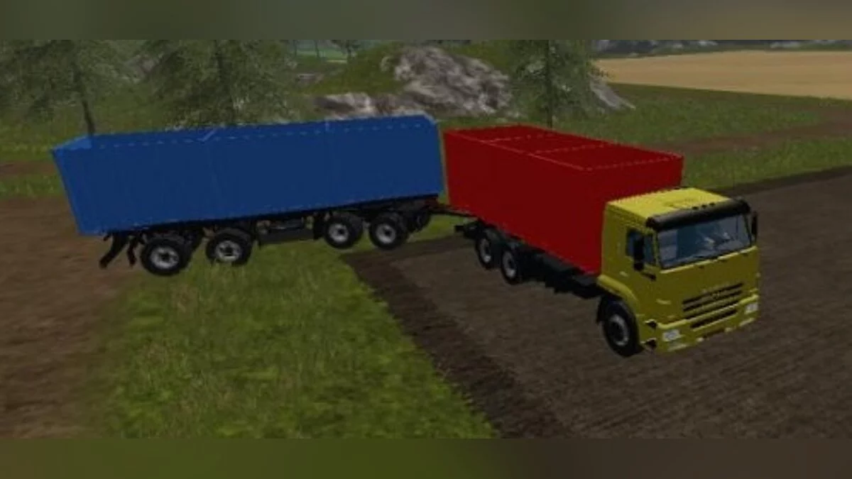 Farming Simulator 17 — Бортовой тягач КАМАЗ 65117 [2.0]