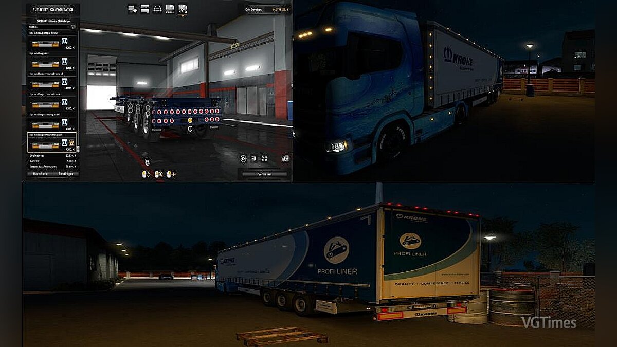 Euro Truck Simulator 2 — Слоты аксессуаров для прицепы Krone (Krone Slots) [0.29]