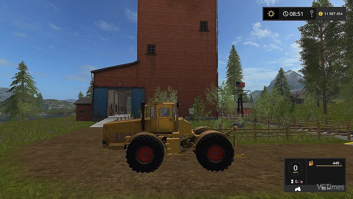 Farming Simulator 17 — Кировец К-700 "Горбатый" [1.0]