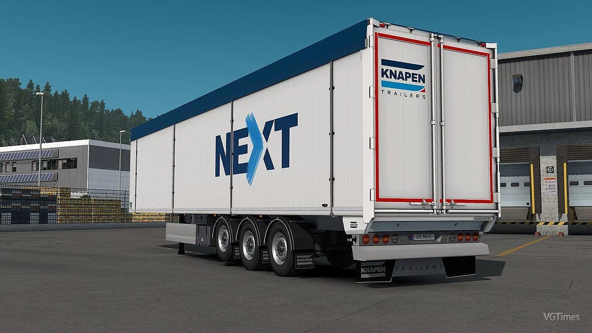 Euro Truck Simulator 2 — Knapen K100 – качественный прицеп