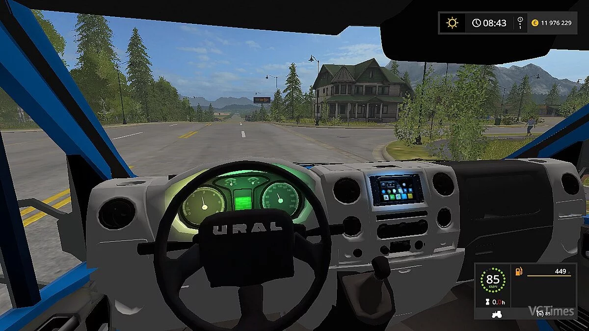 Farming Simulator 17 — УРАЛ NEXT 6X4 Тягач V1.0