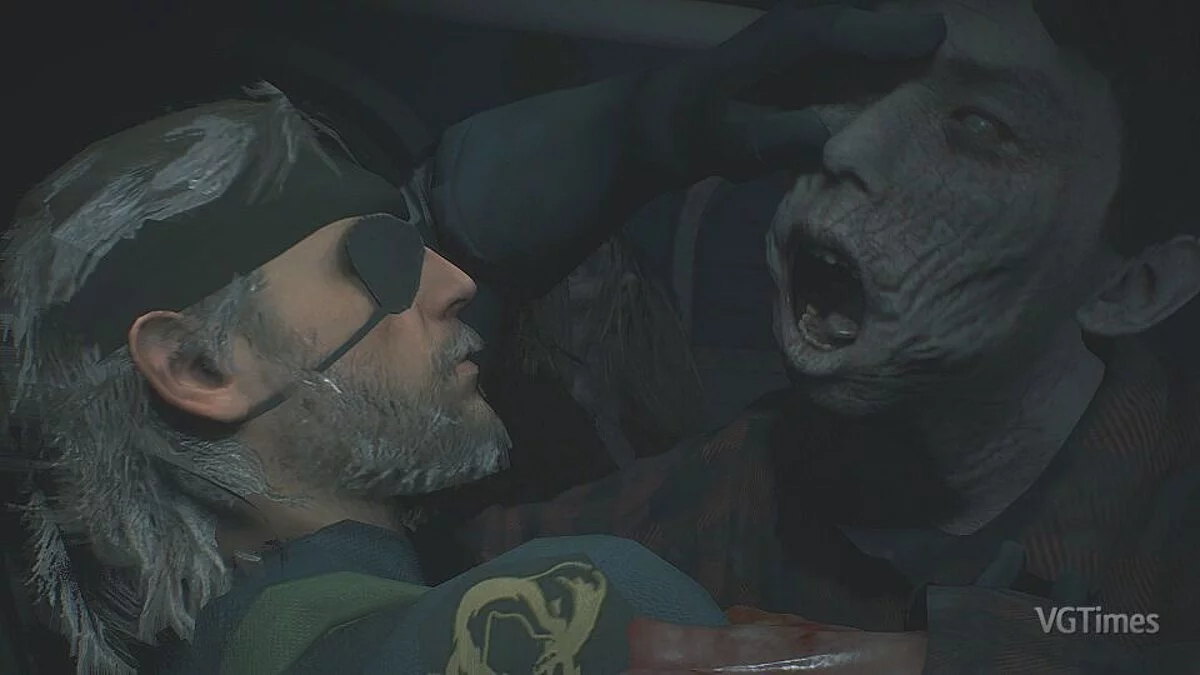 Resident Evil 2 — Биг Босс из Metal Gear Soild вместо Леона (Big Boss from MGS) [1.0]