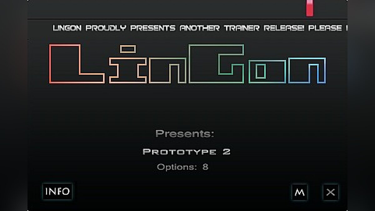 Prototype 2 — Трейнер / Trainer (+8) [1.0: Steam Version] [LinGon]