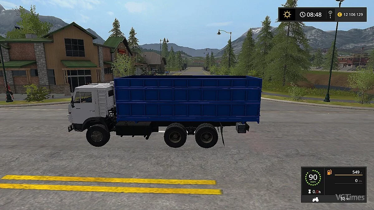 Farming Simulator 17 — Самосвал КАМАЗ 55102 6X4 [1.0]