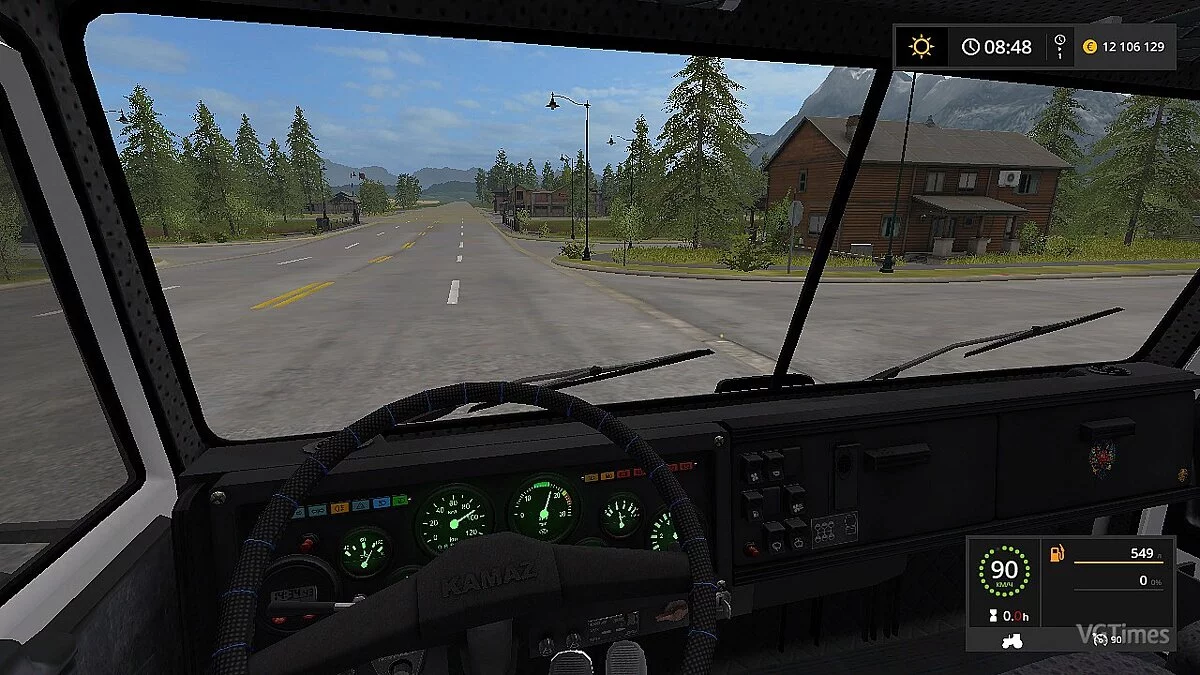 Farming Simulator 17 — Самосвал КАМАЗ 55102 6X4 [1.0]