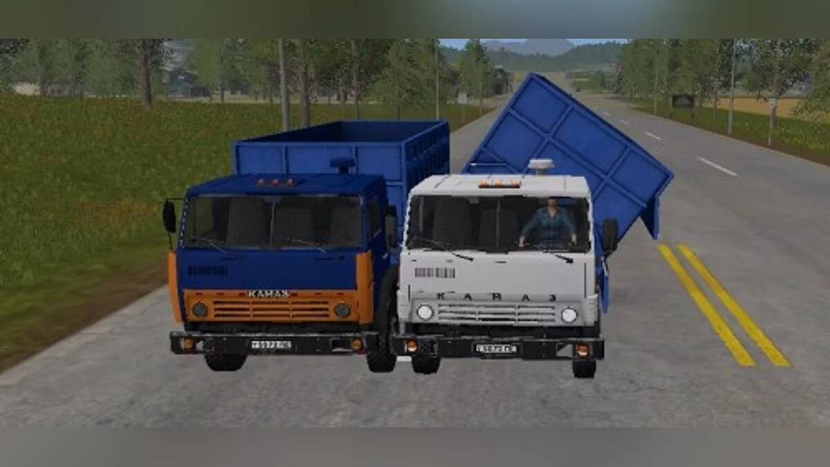 Farming Simulator 17 — Самосвал КАМАЗ 55102 6X4 [1.0]