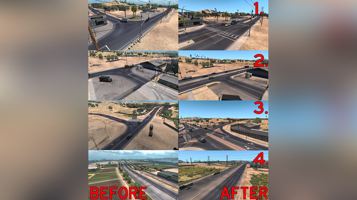 American Truck Simulator — Улучшение территории штата Аризона (Arizona Improvement Project) [2.0]