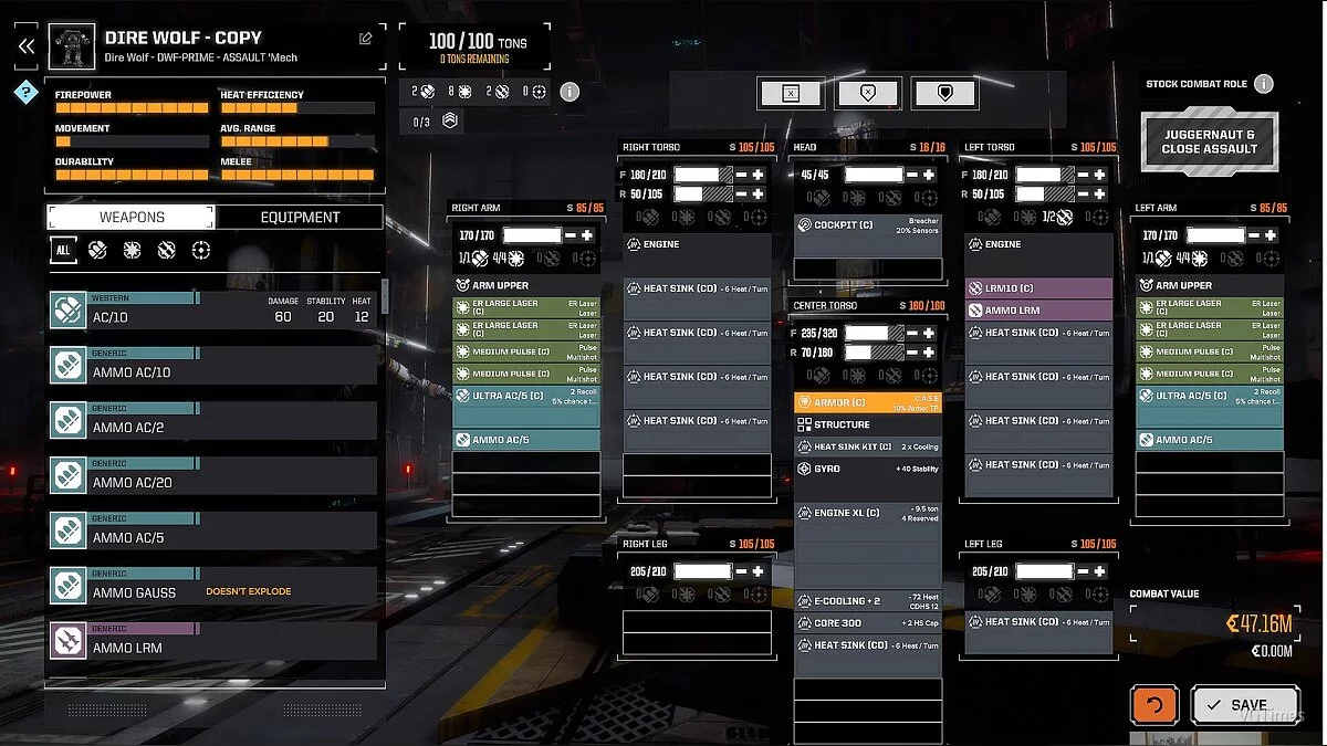 BattleTech — Мех «Ужасный Волк»