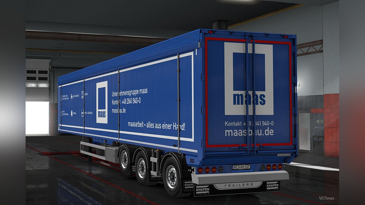 Euro Truck Simulator 2 — Пак скинов Rudis Knapen Skins v 1.0 для Knapen K100