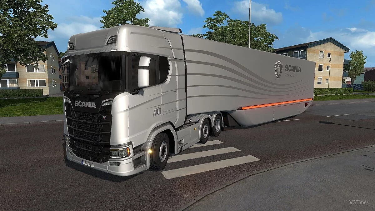 Euro Truck Simulator 2 — Трейлер Mercedes AeroDynamic