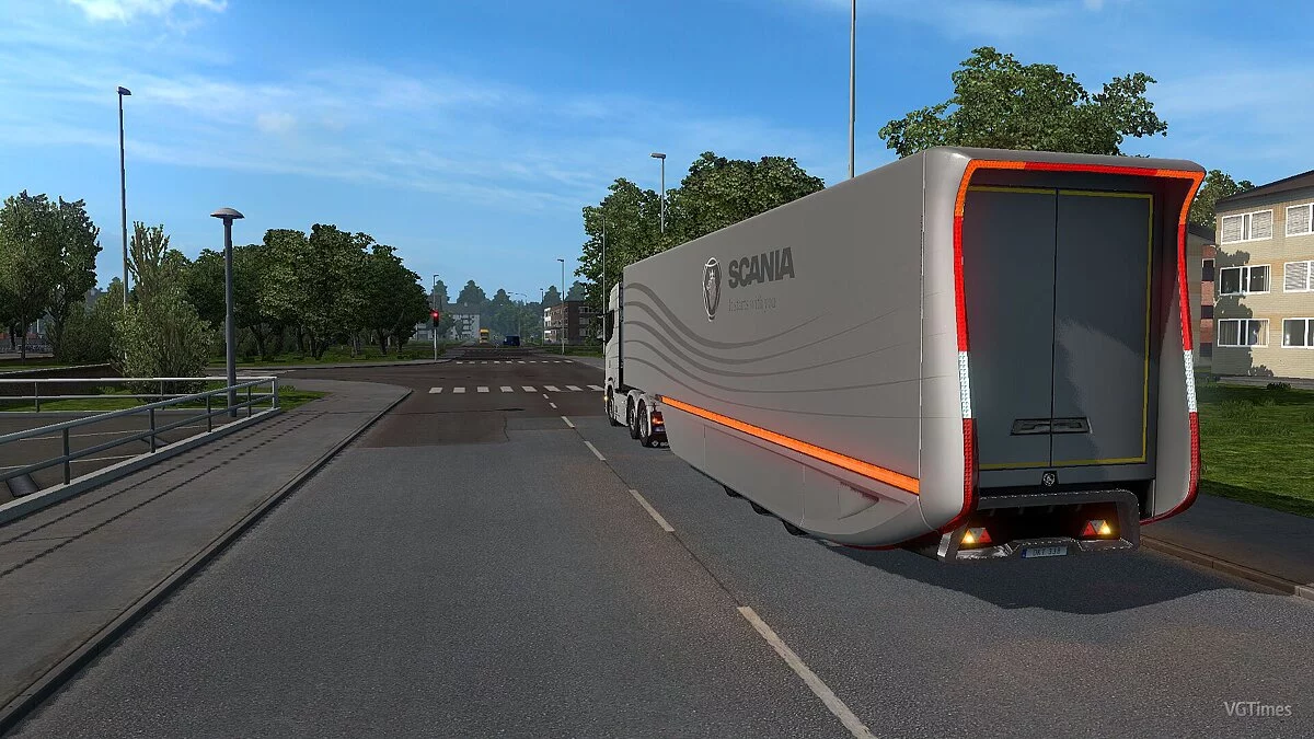 Euro Truck Simulator 2 — Трейлер Mercedes AeroDynamic