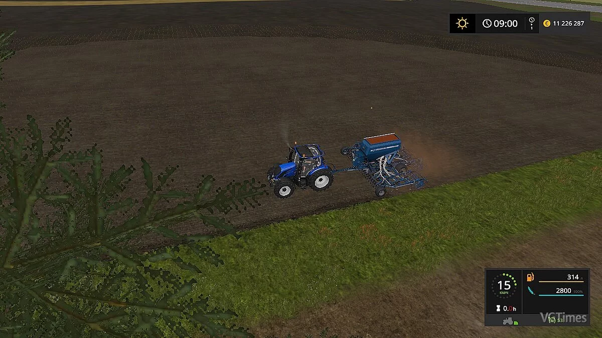 Farming Simulator 17 — Линейная сеялка Kockerling Jockey 600 [1.1]