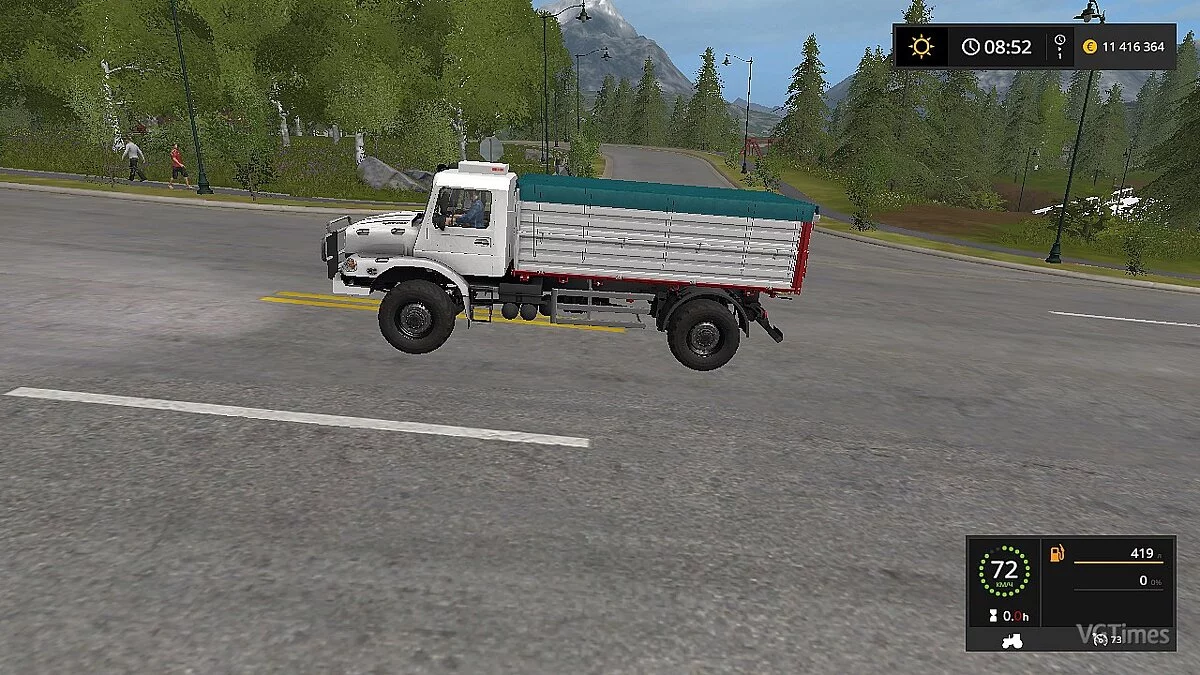 Farming Simulator 17 — Автомобиль Mercedes-Benz Zetros 1833 [1.1]