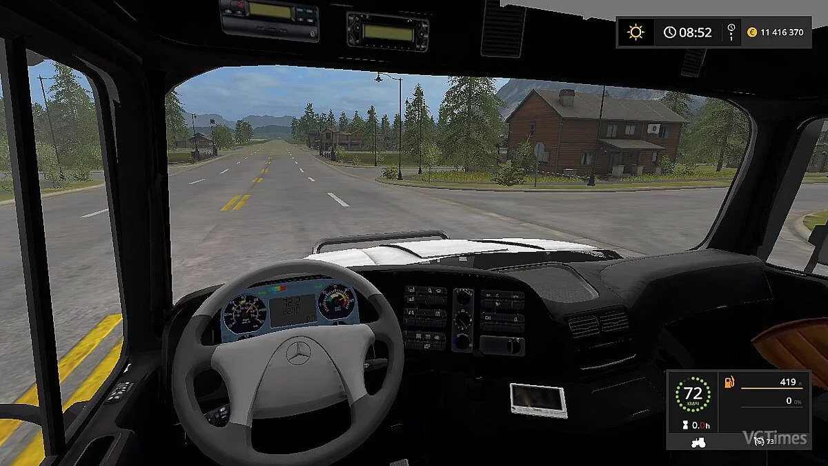 Farming Simulator 17 — Автомобиль Mercedes-Benz Zetros 1833 [1.1]