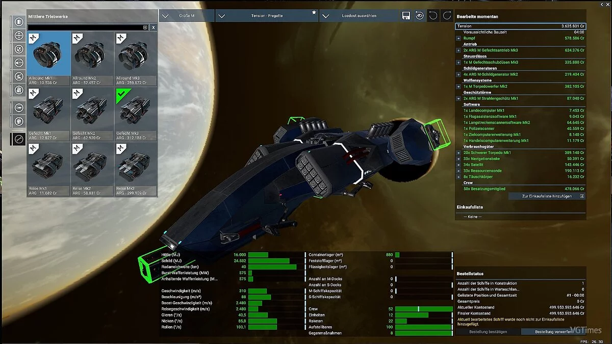 X4: Foundations — Транспортер Crucible Corp Tension M6 [1.0]