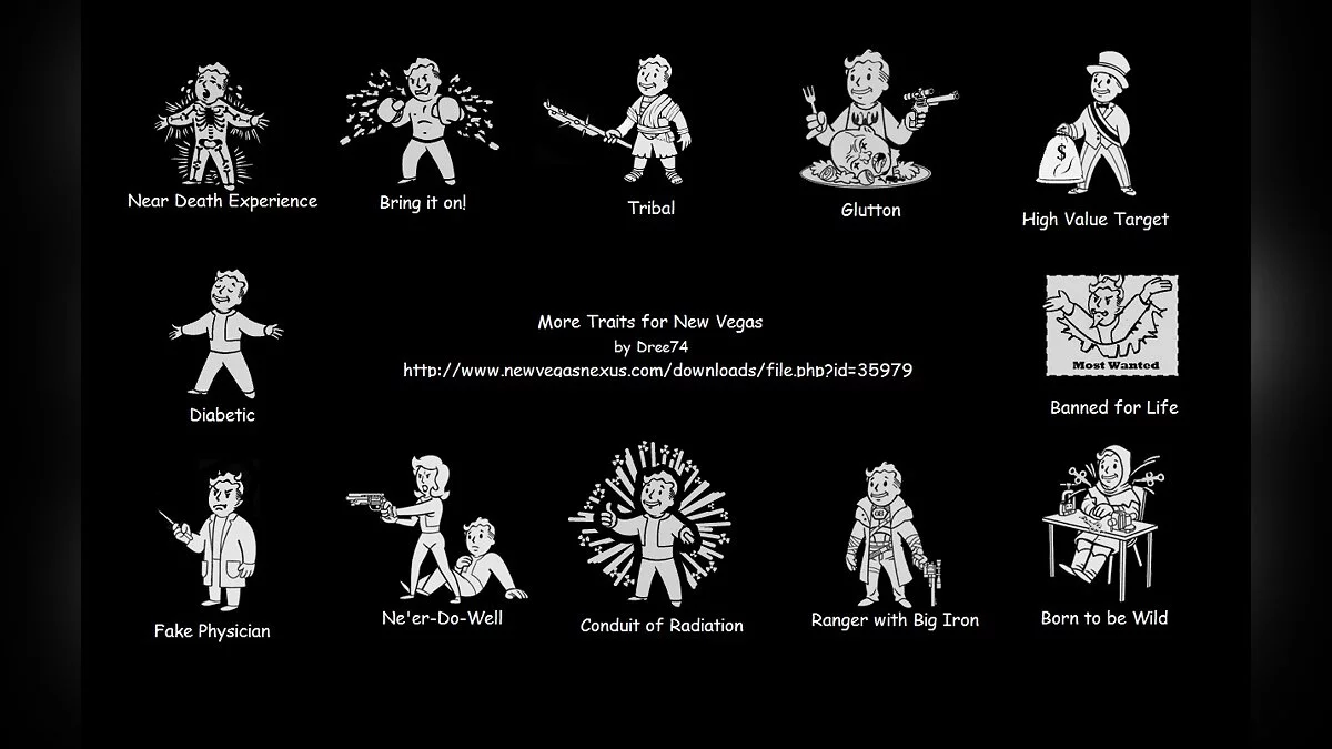 Fallout: New Vegas — Много новых перков (More Perks) [2.4.6]