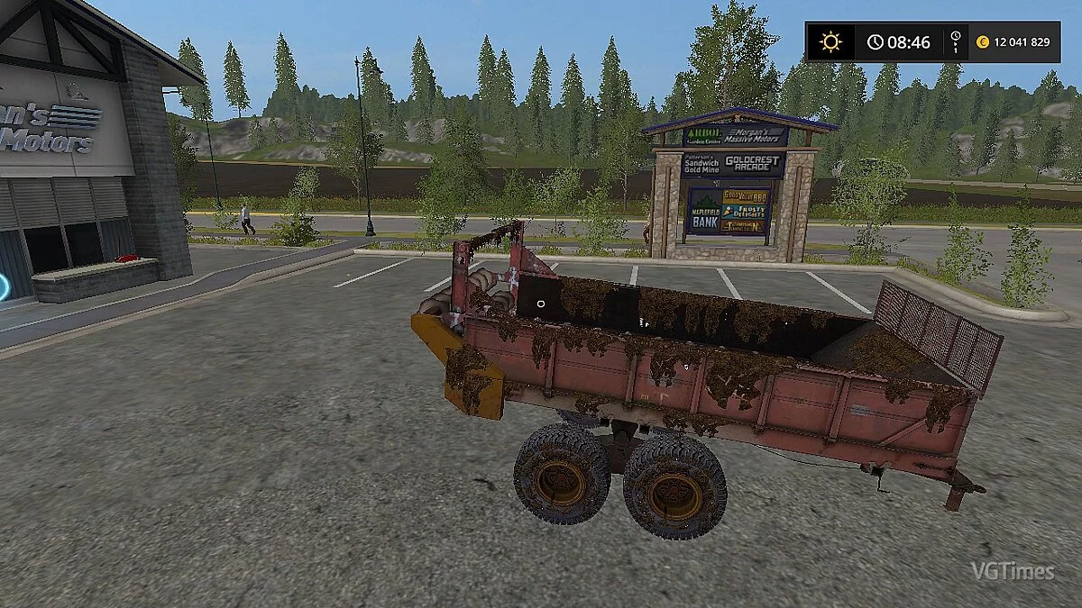 Farming Simulator 17 — ПРТ-10 Разбрасыватель Навоза [1.0]