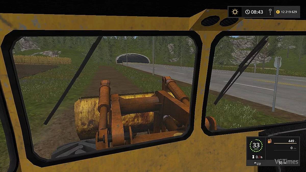 Farming Simulator 17 — Фронтальный погрузчик К-701 PKU КИРОВЕЦ [1.0]