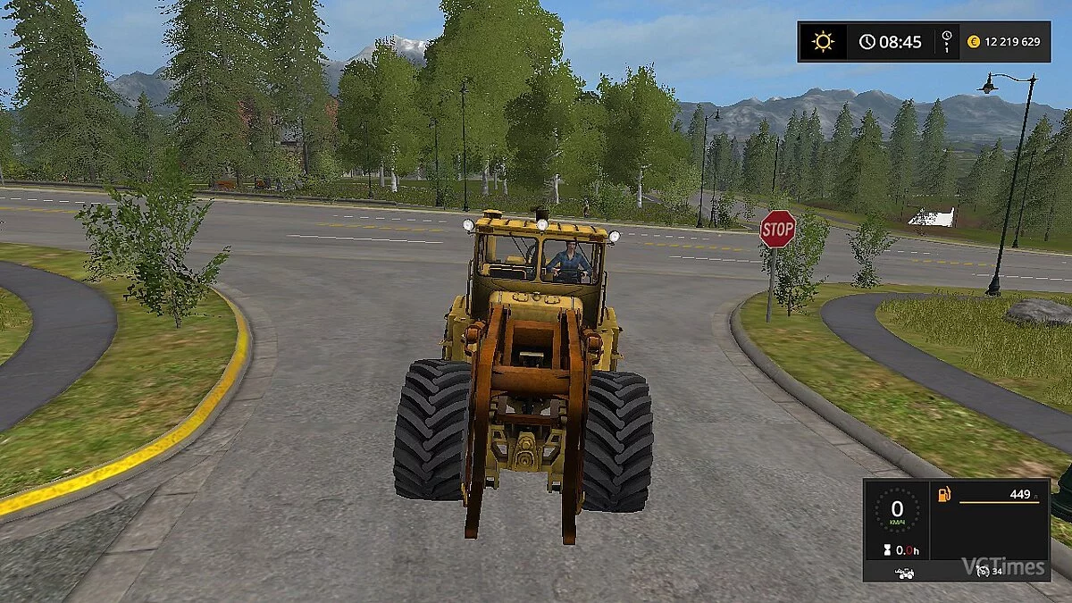 Farming Simulator 17 — Фронтальный погрузчик К-701 PKU КИРОВЕЦ [1.0]