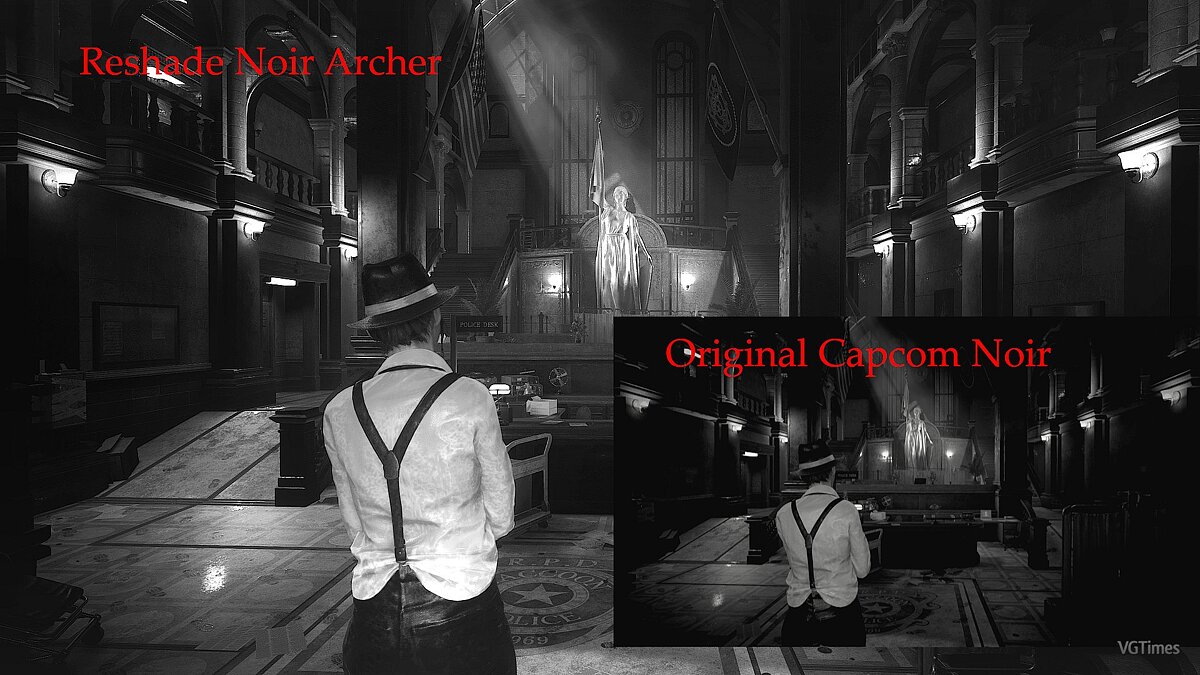 Resident Evil 2 — Переделанный графический режим "Нуар" (Reshade by Noir Archer) [1.0]