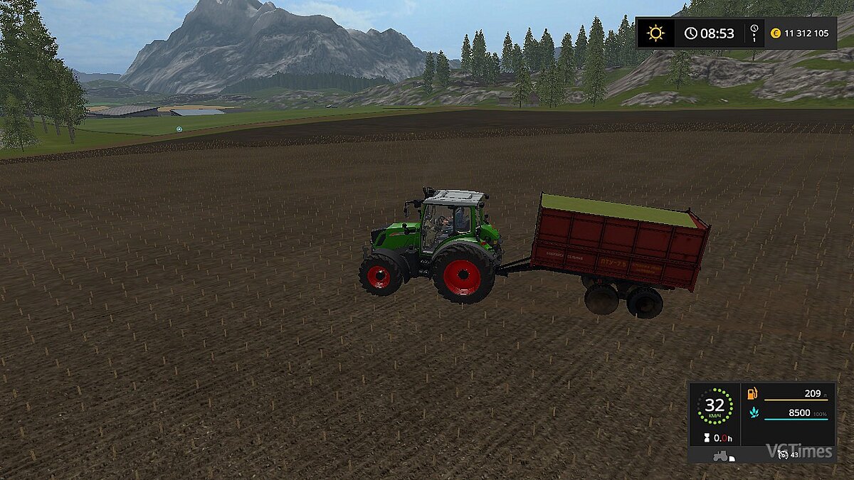 Farming Simulator 17 — ПТУ-7,5 V1.0