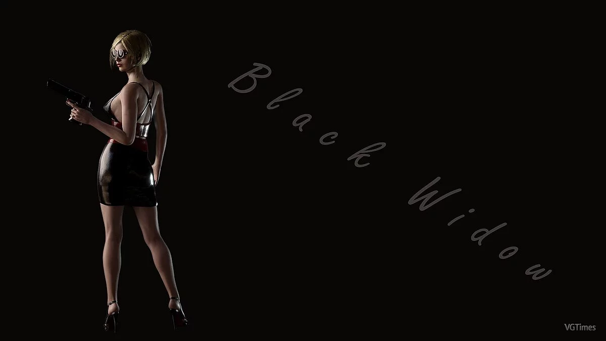Resident Evil 2 — Клэр в костюме Чёрной Вдовы