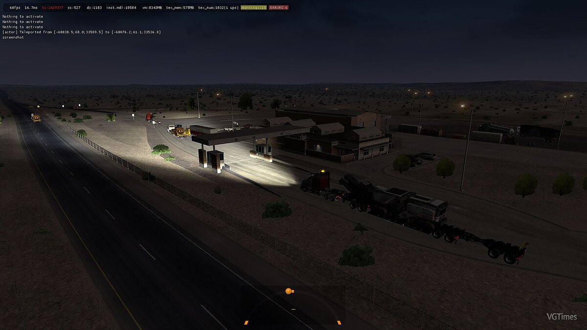 American Truck Simulator — Голосовое оповещание при приближении к станции весового контроля