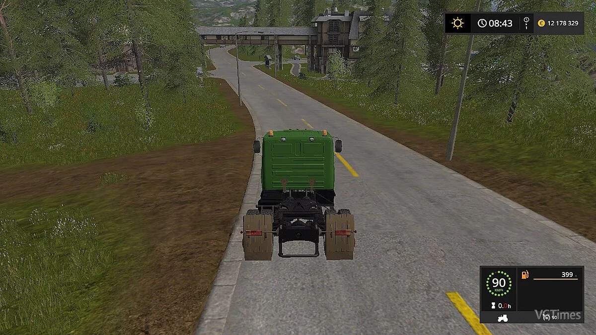 Farming Simulator 17 — Тягач ЗиЛ ММЗ 555 v1.0