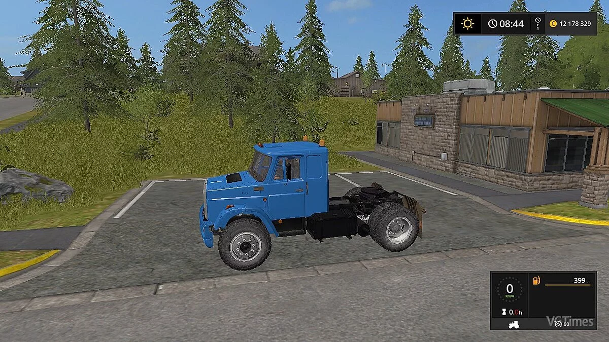 Farming Simulator 17 — Тягач ЗиЛ ММЗ 555 v1.0