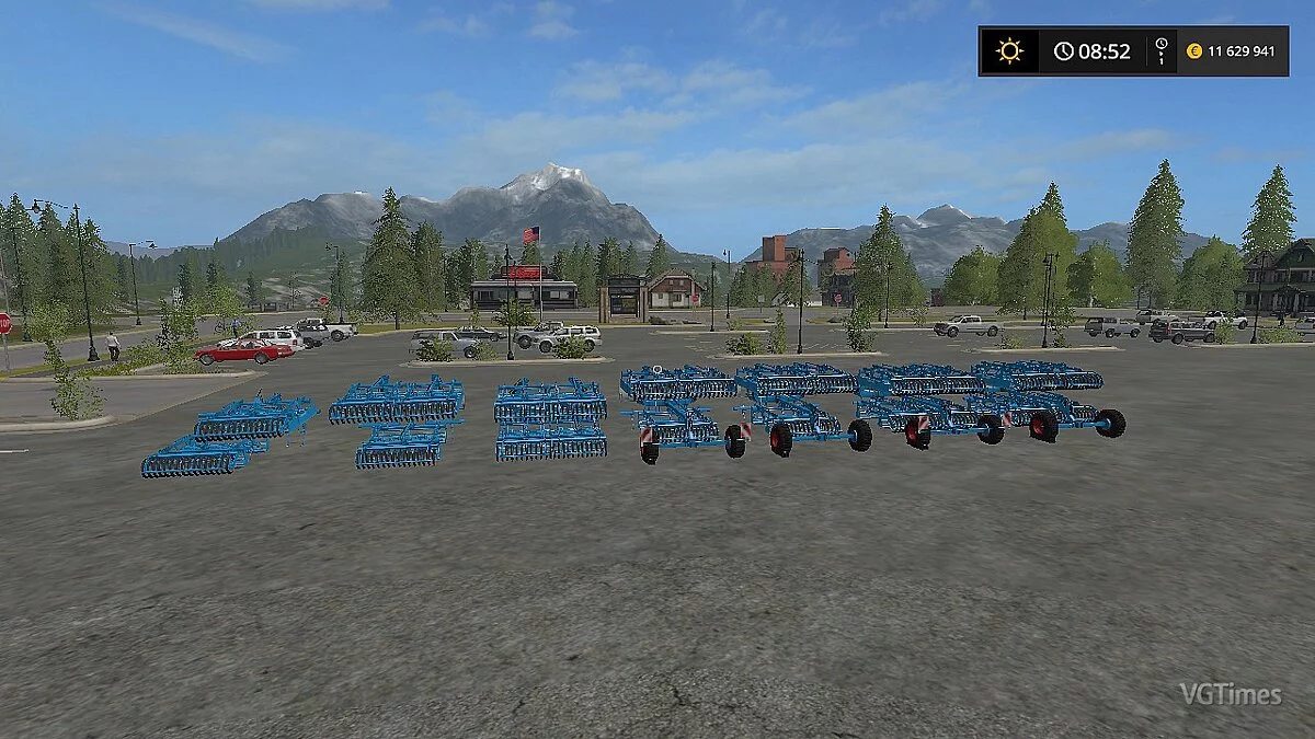 Farming Simulator 17 — Серия прицепных культиваторов LEMKEN KOMPAKTOR K600 [2.8]