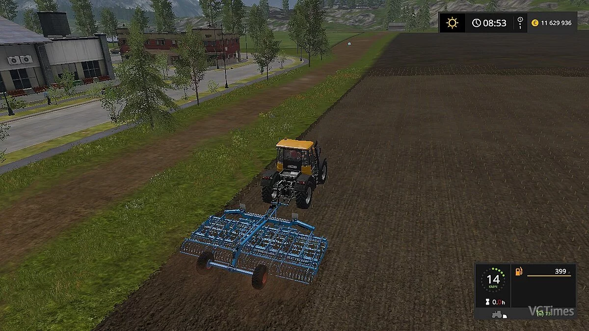 Farming Simulator 17 — Серия прицепных культиваторов LEMKEN KOMPAKTOR K600 [2.8]